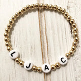 DIY Letter Bracelets Boho Name Bracelet Men Women Personalized
