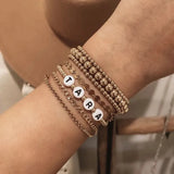 DIY Letter Bracelets Boho Name Bracelet Men Women Personalized