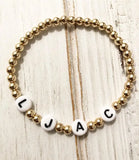 DIY Letter Bracelets Boho Name Bracelet Men Women Personalized