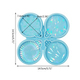 Light and Shadow Keychain Silicon Mold for Christmas Ornaments