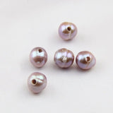 Lavender Purple Freshwater Pearl Loose Beads, Big Hole Pearls