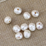 DIY Loose Pearl Jewelry, 2mm Large Hole Freshwater Pearl Loose Beads