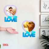 Heart Resin Photo Frame Silicone Mold DIY Jewelry Tools