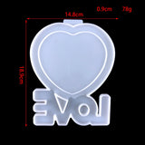 Heart Resin Photo Frame Silicone Mold DIY Jewelry Tools