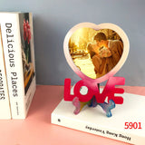 Heart Resin Photo Frame Silicone Mold DIY Jewelry Tools