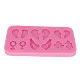 Heart Shape Resin Keychain Silicone Mold