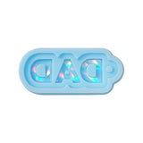 DIY MOM DAD Keychain Silicone Epoxy Mirror Mold Crafting Mould