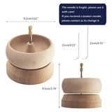 DIY Bead Spinner Holder Wooden Bowl for Bracelets Crafting