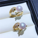 Dolphin Ring Base Mountings Findings Settings Adjustable Jewelry Parts
