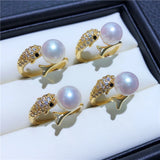 Dolphin Ring Base Mountings Findings Settings Adjustable Jewelry Parts