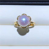 Adjustable Flower Ring Base for DIY Jewelry Making
