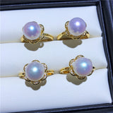 Adjustable Flower Ring Base for DIY Jewelry Making