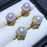 Adjustable Flower Ring Base for DIY Jewelry Making