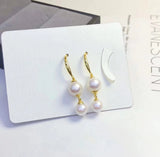 S925 Sterling Silver Earrings Base Findings 3 Pairs/Lot NO PEARLS