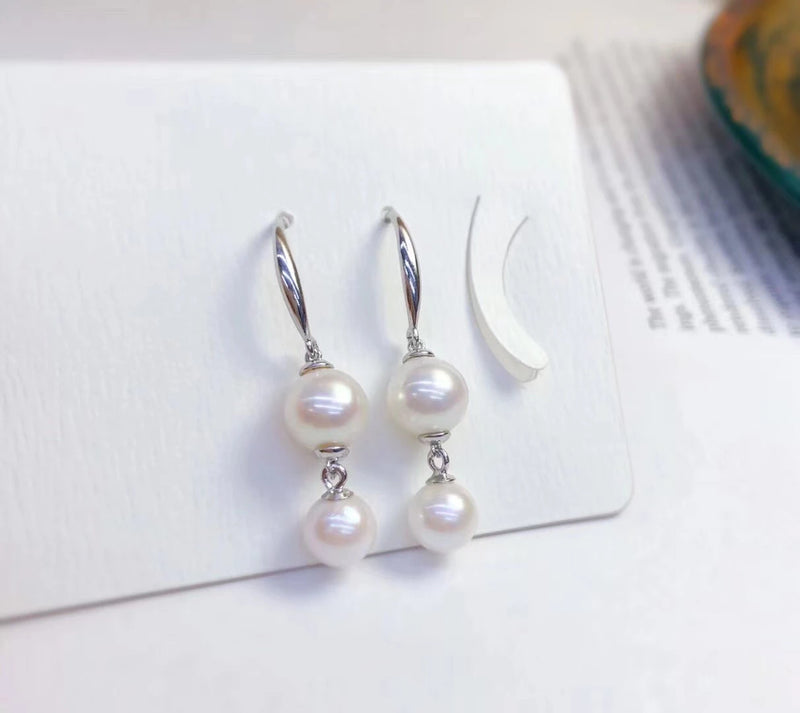 S925 Sterling Silver Earrings Base Findings 3 Pairs/Lot NO PEARLS