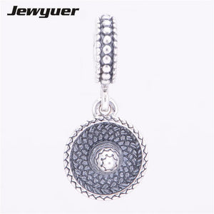 Sterling Silver Sombrero Floating Charms for Bracelet Necklace