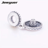 Sterling Silver Sombrero Floating Charms for Bracelet Necklace