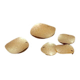 DIY K Plated Round Matte Eardrop Earring Accessories 8pcs