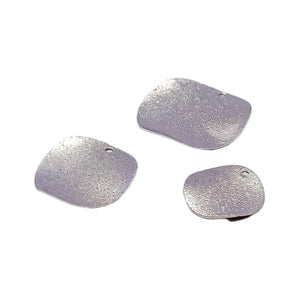 DIY K Plated Round Matte Eardrop Earring Accessories 8pcs