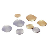 DIY K Plated Round Matte Eardrop Earring Accessories 8pcs