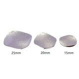 DIY K Plated Round Matte Eardrop Earring Accessories 8pcs