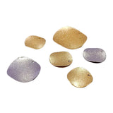 DIY K Plated Round Matte Eardrop Earring Accessories 8pcs