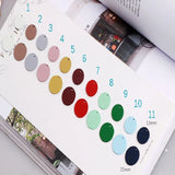 Matte Earrings Spray Paint Circular Pendant Ring Accessories