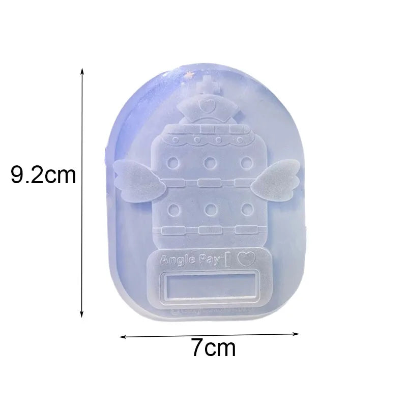 DIY Epoxy Resin Mold Silicone Shaker Mold Jewelry Pendant Accessories