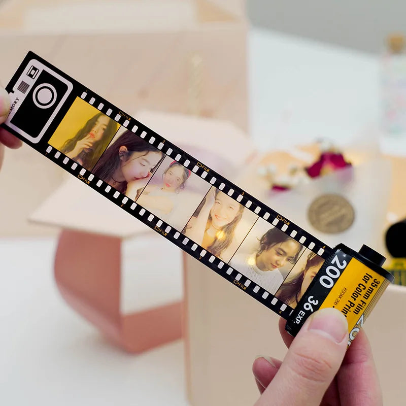 DIY Memory Roll Film Photo Album Wedding Anniversary Gift