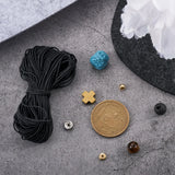 Men Gemstone Bracelet DIY Kit Natural & Synthetic Stones Elastic Thread