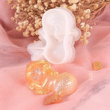 Mermaid Angel Table Decoration Resin Mold Jewelry Making