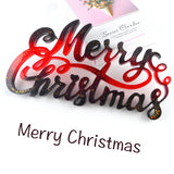 Resin Christmas Letters Decoration Silicone Mold DIY Art