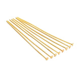 Metal Flat Head Pins 15-70mm Bronze Silver Copper Gunmetal Tone Jewelry Supplies