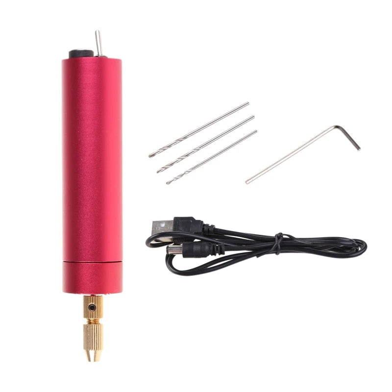 Portable Handheld Drill Set Twist Drill Bits Rotary Tools Kit