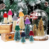 Mini Christmas Knit Hat Ornament DIY Craft Decor Accessories