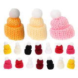 Mini Christmas Knit Hat Ornament DIY Craft Decor Accessories