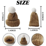 Mini Christmas Knit Hat Ornament DIY Craft Decor Accessories
