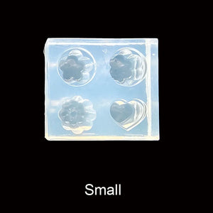 Mini Pudding Epoxy Resin Mold Food Play Pinching Mould UV Resin Molds