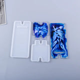 DIY Mirror Mobile Phone Stand Silicone Mold for Resin Crafts Making