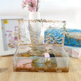 Square Flip-top Collection Box Resin Silicone Mold