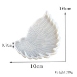 DIY Mirror Wings Resin Mold Coaster Swing Table Silicone Mold