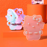 DIY Mobile Phone Holder Epoxy Resin Mold Rabbit Bear Mirror Silicone Mold
