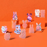 DIY Mobile Phone Holder Epoxy Resin Mold Rabbit Bear Mirror Silicone Mold