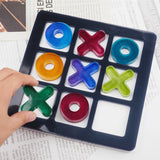 DIY Mold X O Shape Board Game Silicone Resin Mold Kit Modern Farmhouse Porch Dec