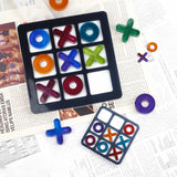 DIY Mold X O Shape Board Game Silicone Resin Mold Kit Modern Farmhouse Porch Dec