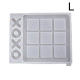 DIY Mold X O Shape Board Game Silicone Resin Mold Kit Modern Farmhouse Porch Dec