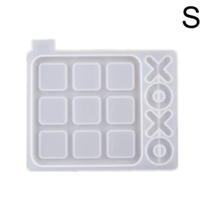DIY Mold X O Shape Board Game Silicone Resin Mold Kit Modern Farmhouse Porch Dec