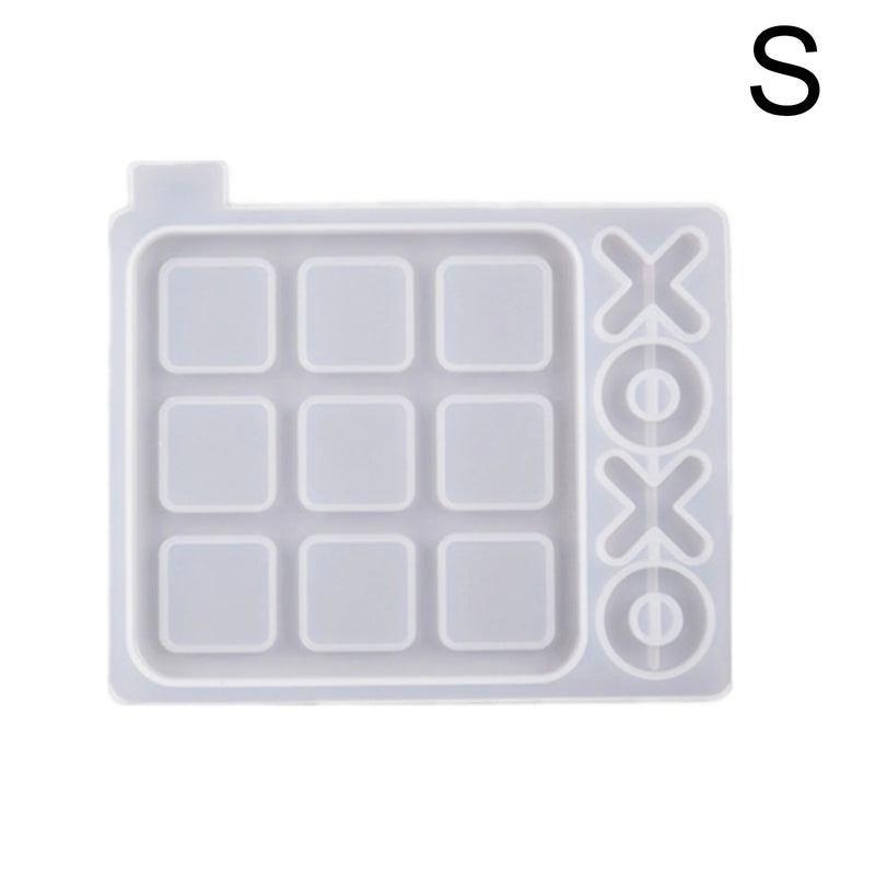 DIY Mold X O Shape Board Game Silicone Resin Mold Kit Modern Farmhouse Porch Dec