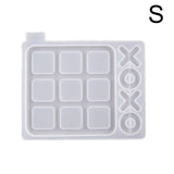 DIY Mold X O Shape Board Game Silicone Resin Mold Kit Modern Farmhouse Porch Dec