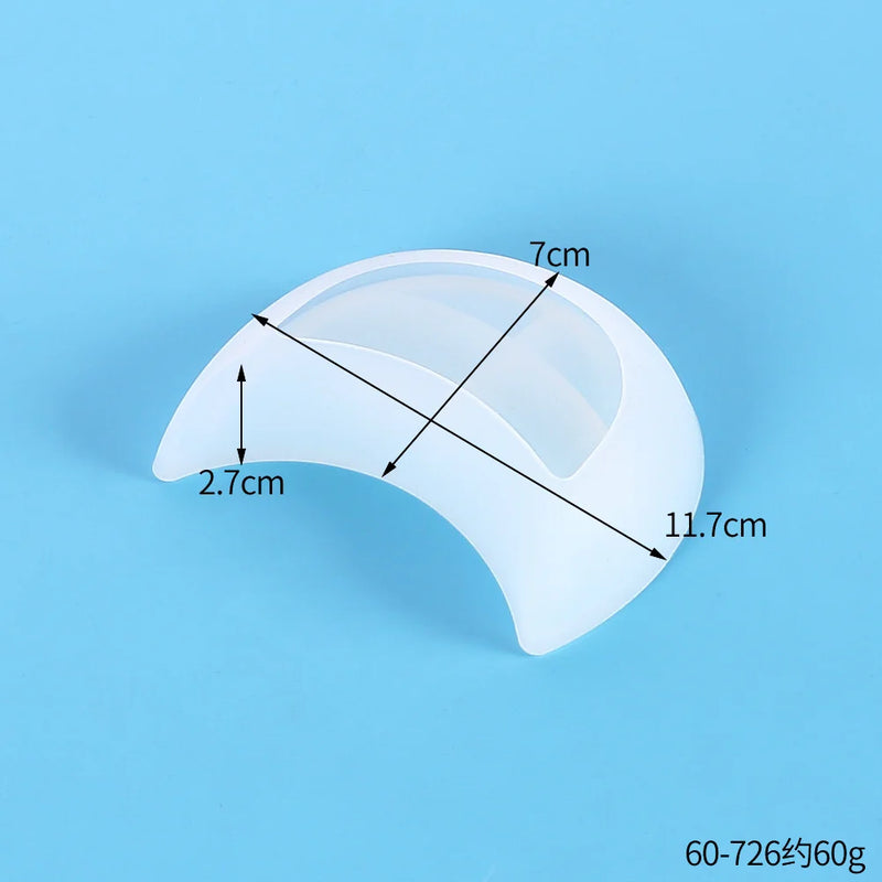 Moon Storage Box Silicone Resin Epoxy Mold Jewelry Molds